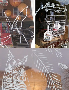 if you're in chicago > check out my custom painted windows at ravensgoods on damen ave