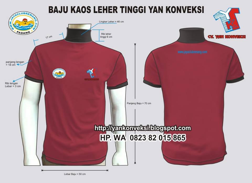 BAJU KAO SKRAH LEHER TINGGI