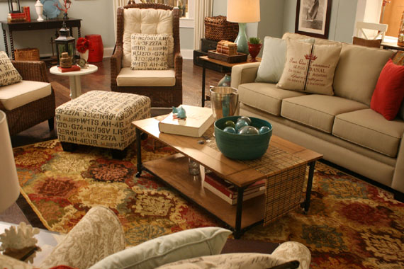 Remodelaholic Beach Themed Living Room