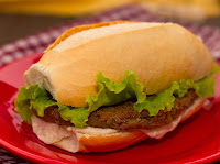 Hambúrguer de Berinjela (vegana)