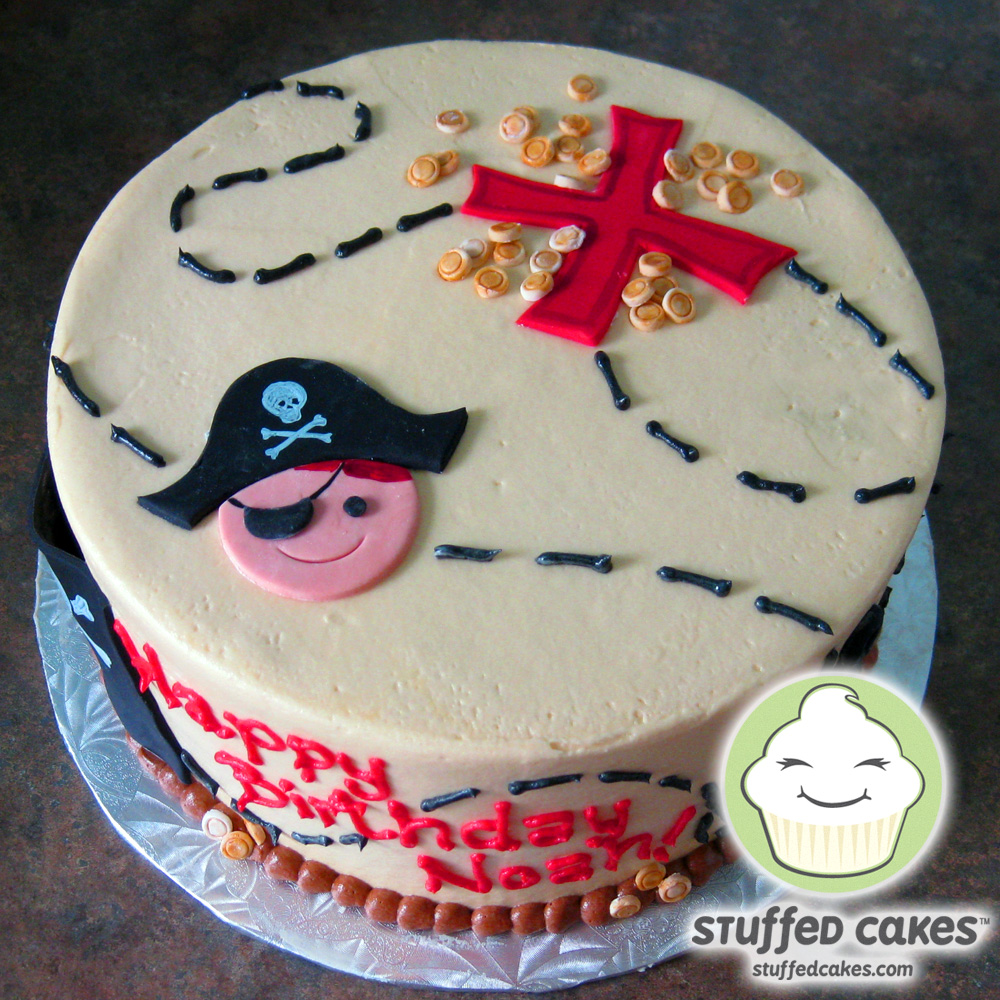 Stuffed Cakes Pirate Treasure Cake