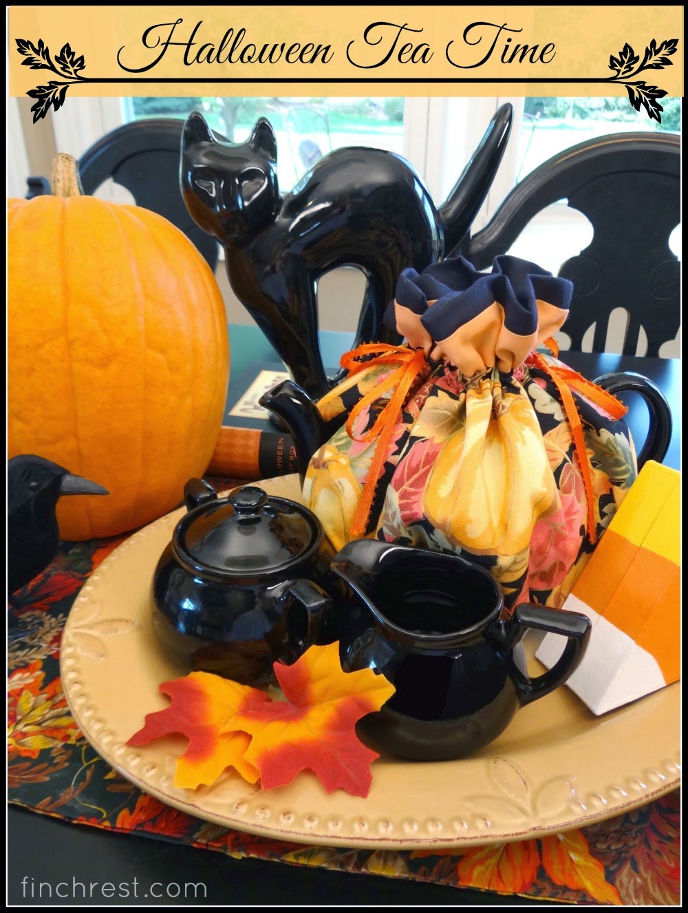 the nest at finch rest tea time halloween style