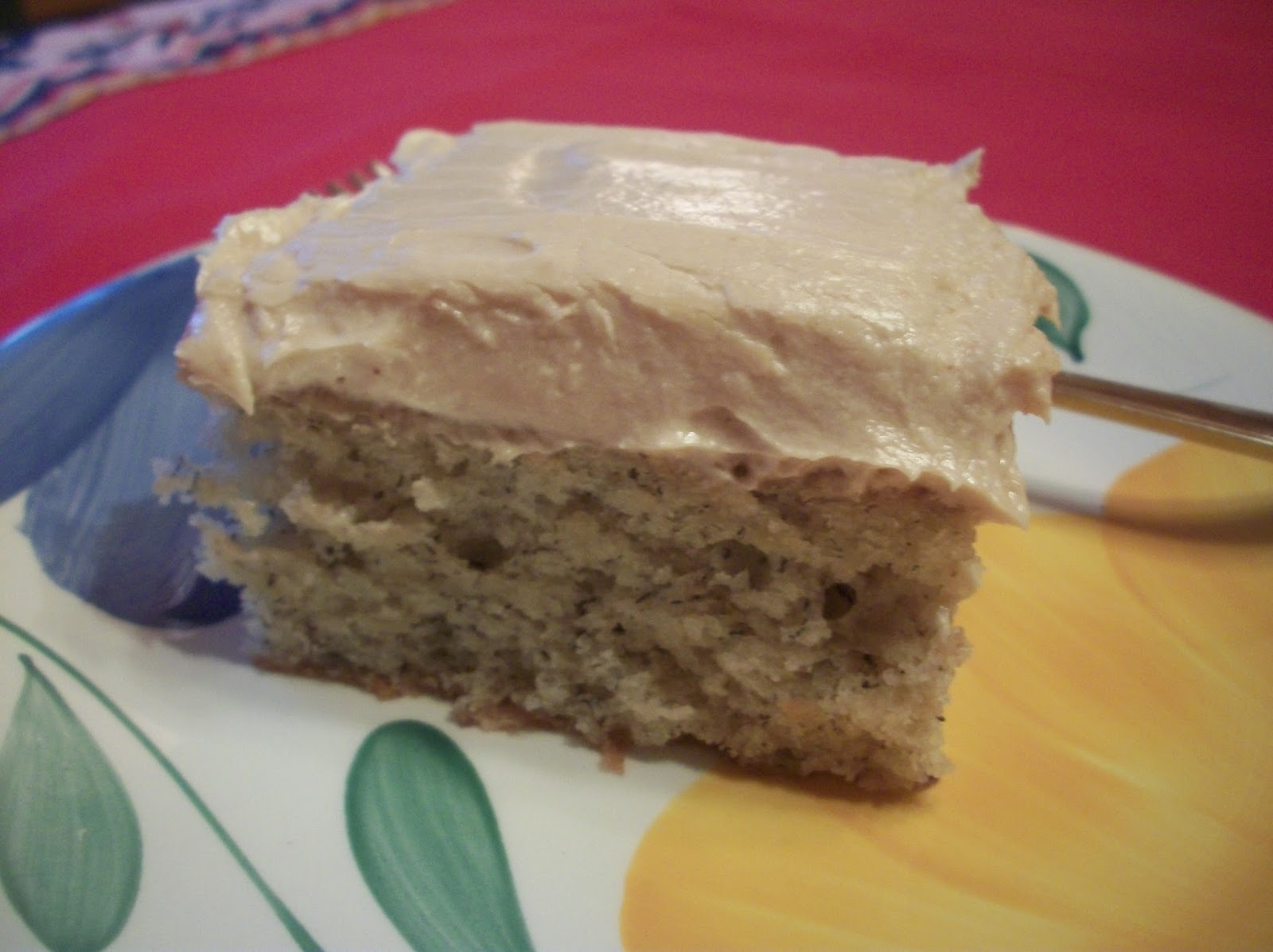 Cook with Sara Banana Cake with Peanut Butter Frosting
