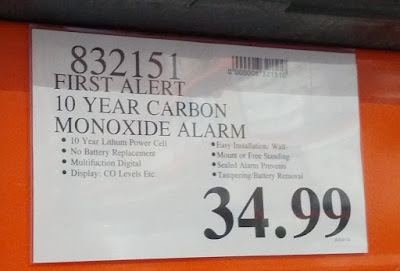 Deal for the First Alert 10-year Carbon Monoxide Alarm at Costco