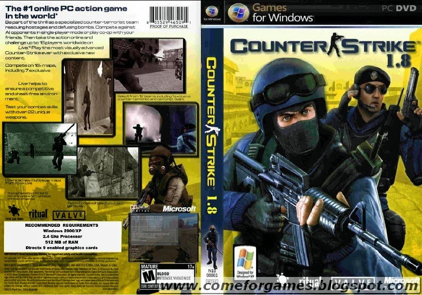 Counter Strike 1.8 Game  Full Version For Pc