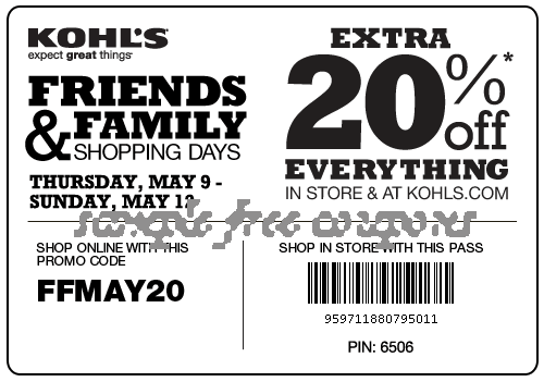 Kohls card coupons