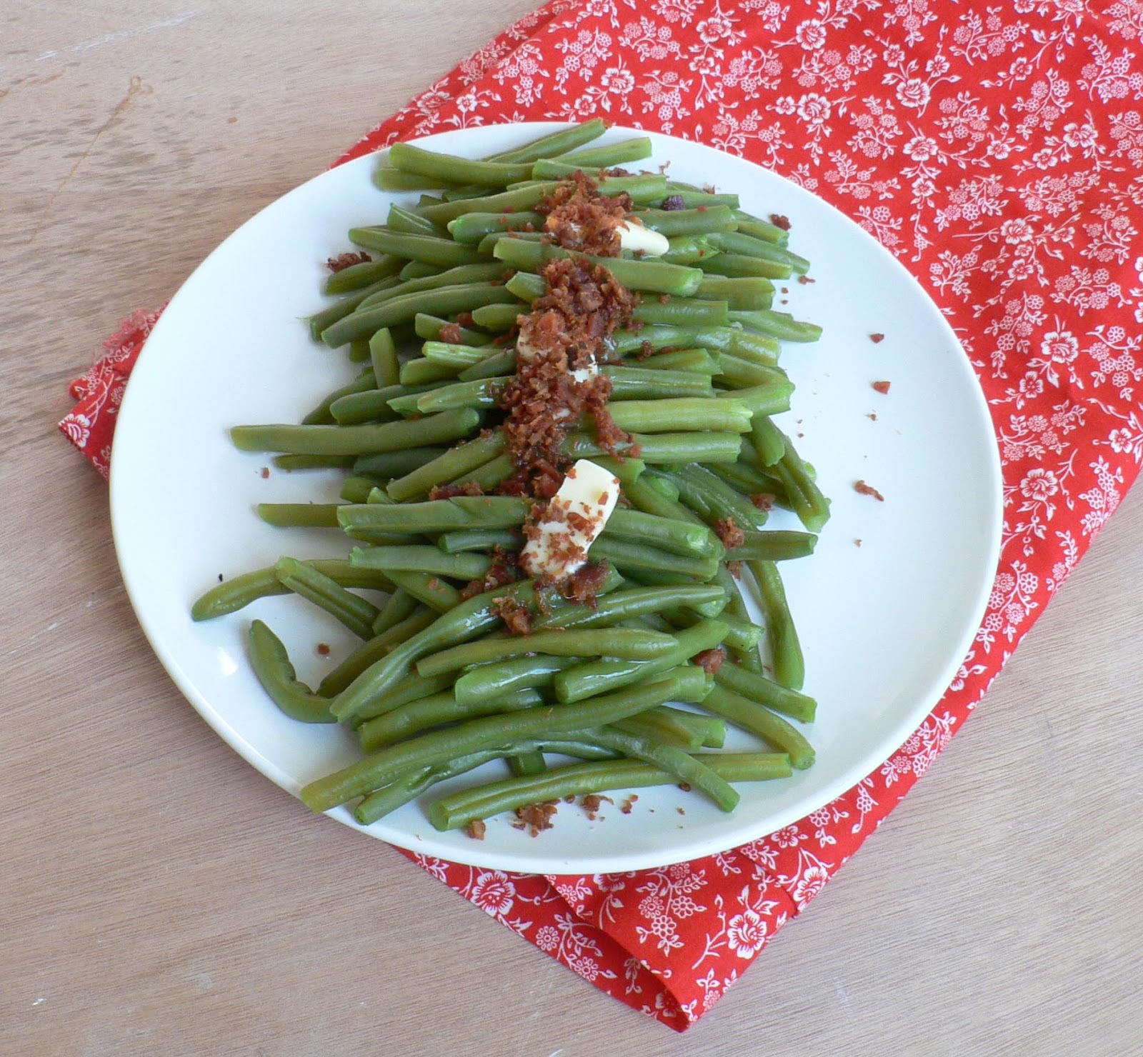 Green Beans with Butter and Bacon Bless This Mess