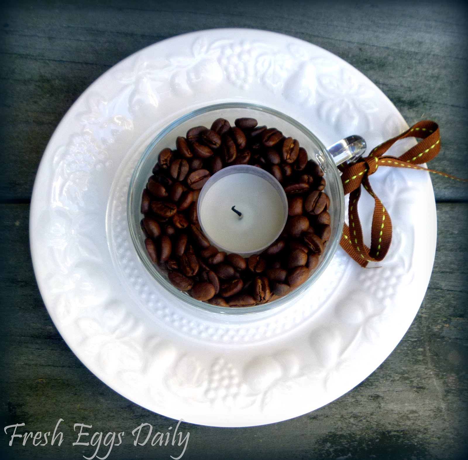 Coffee Bean Candle Holders Fresh Eggs Daily®
