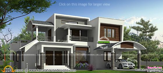 Contemporary mix house Contemporary mix house