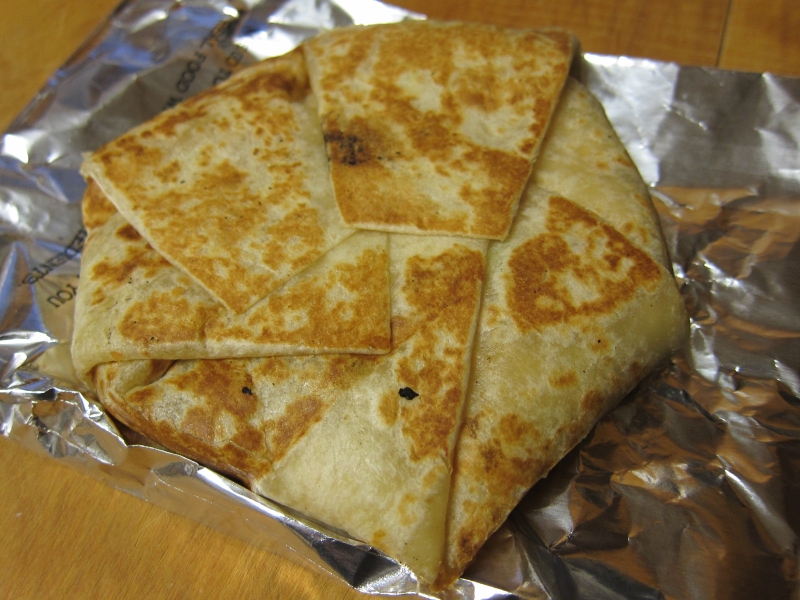 Review El Pollo Loco Shredded Beef Quesadilla Brand Eating