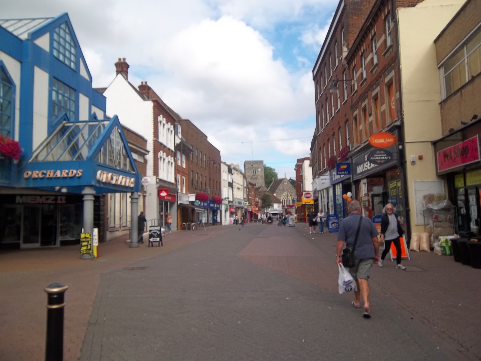 kiwibird Dartford Town Centre, poor and neglected