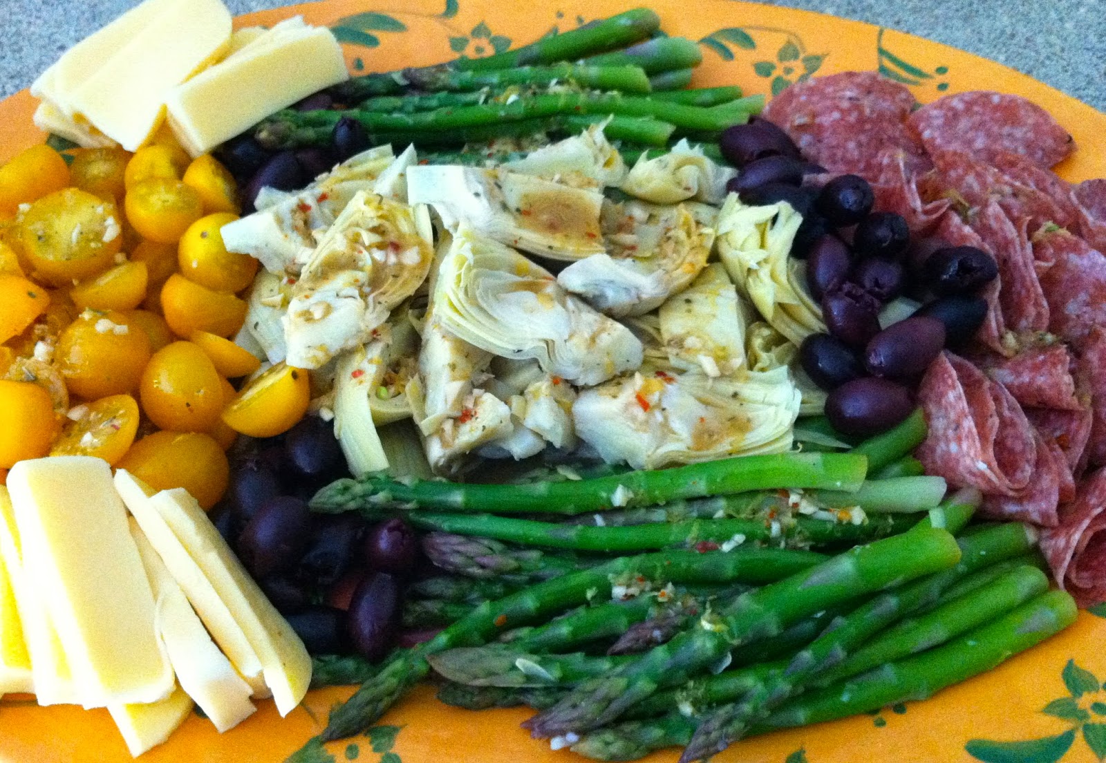Husband Tested Recipes From Alice's Kitchen Asparagus Antipasto Platter