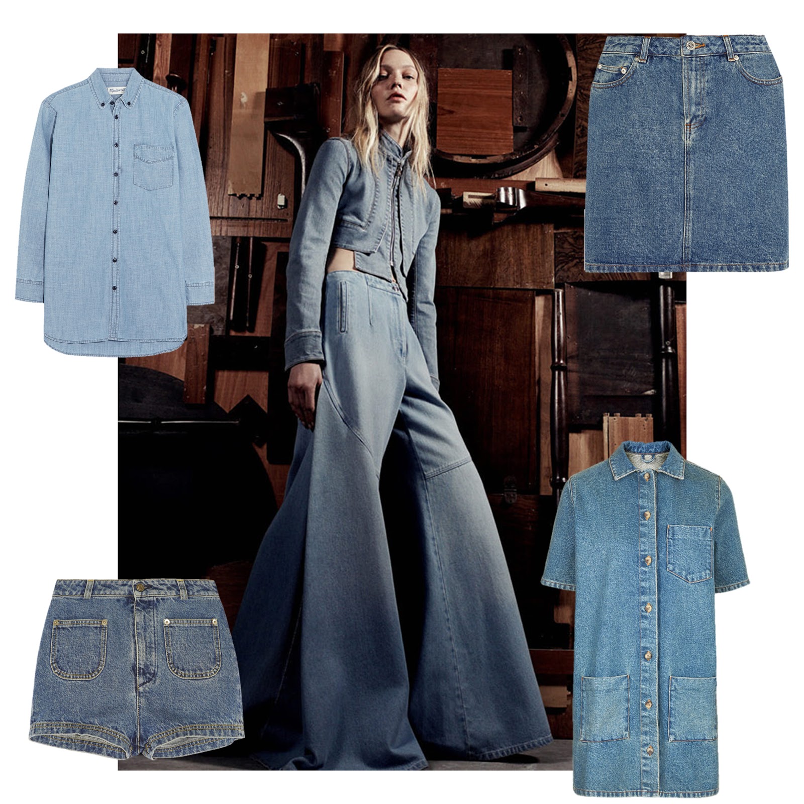 WEEKLY OBSESSION | DEAU deau, dominique, candido, blogger, blog, fashion, mode, weekly, obsession, items, denim, spring, summer, chloe, stella, mccartney,