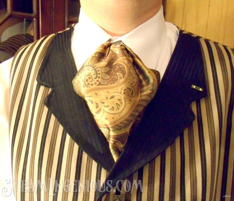 Steam Ingenious: How to Make a Victorian Cravat or Ascot Tie