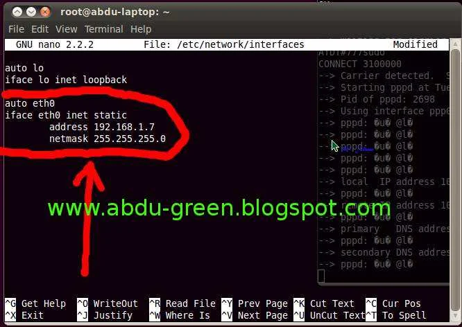 Cara Merubah IP Linux Lewat Terminal