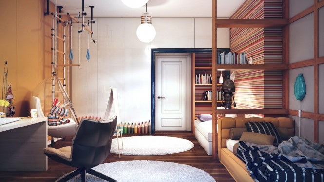 Diseño de interiores & arquitectura: habitación lista para la ...