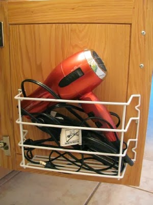 Camila Organiza: Opções para guardar seu secador de cabelo