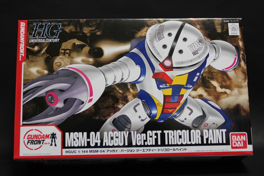 Details about   Bearmo HG HGUC 1/144 MSM-04 ACGUY Ver.GFT RX-78-2 Tricolor Paint Gundam model 