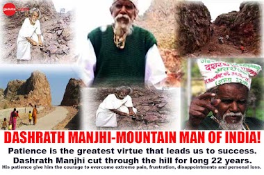 DASHRATH MANJHI-MOUNTAIN MAN OF INDIA!