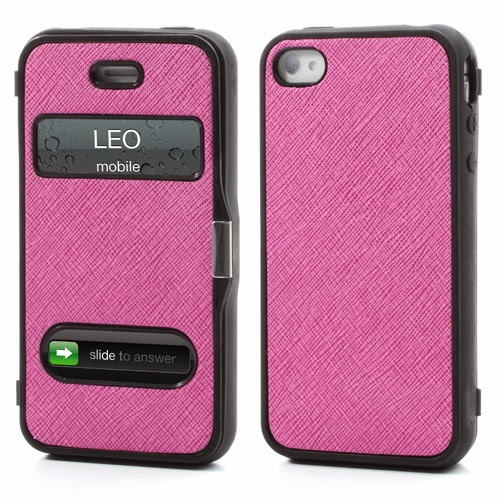 Cross Grain Texture Flip Cover TPU Case for iPhone 4 4S - Magenta Cross Grain Texture Flip Cover TPU Case for iPhone 4 4S - Magenta