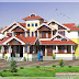 Super luxury Kerala mansion - 7450 Sq.Ft.