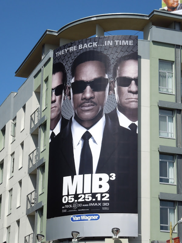 Will Smith MIB3 movie billboard Will Smith MIB3 movie billboard