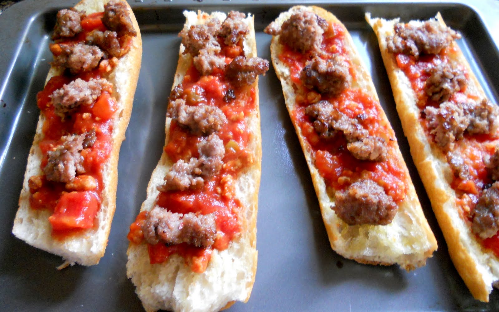 French Baguette Pizzas