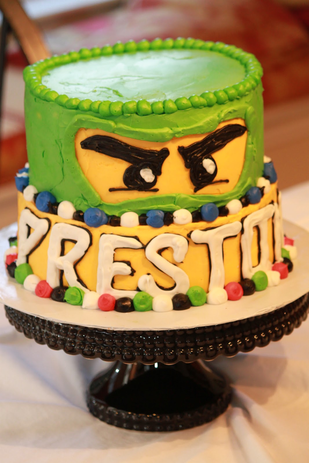 The Blackberry Vine: Lego Ninjago Birthday Cake