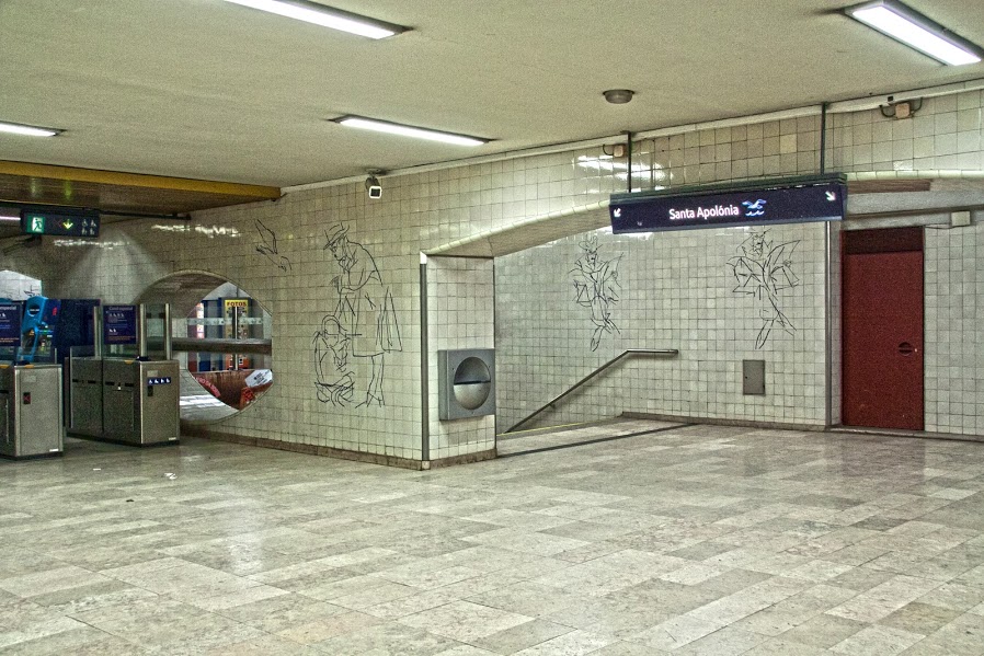 Revista Água Vai METRO DE LISBOA UMA GALERIA DE ARTE SUBTERRÂNEA