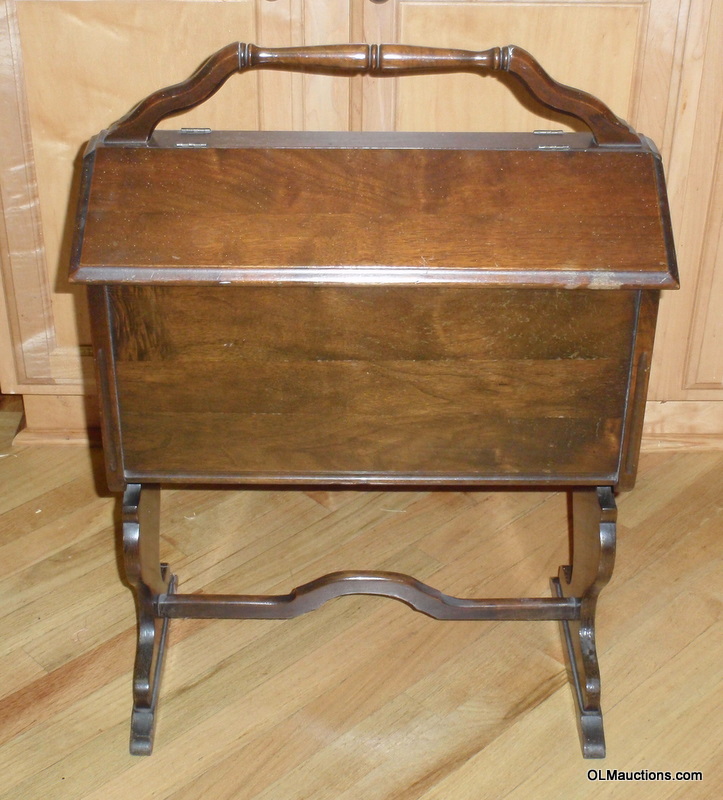 Superstores Antique Wooden Sewing With Legs And Handle