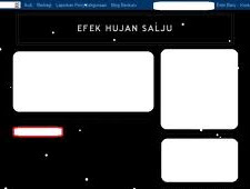 Cara Membuat Efek Hujan Salju di Blog