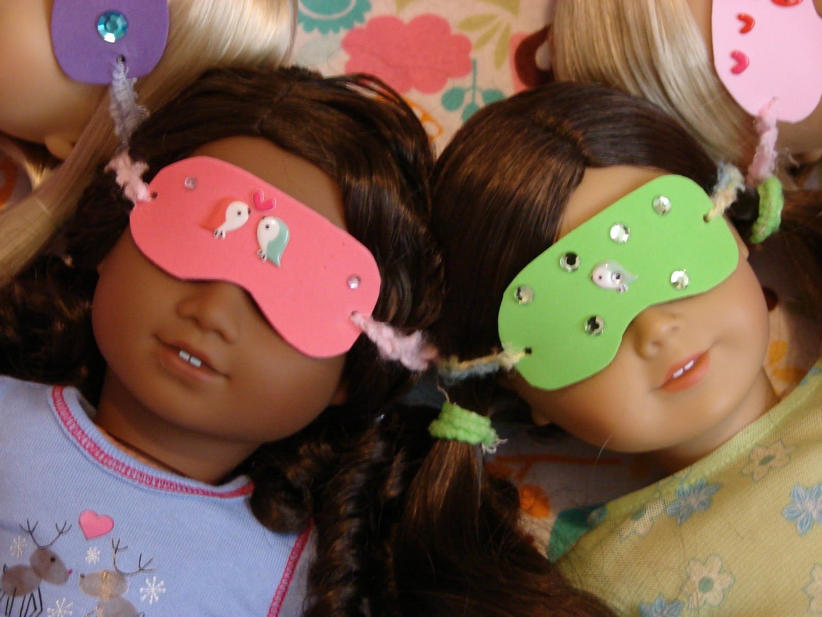 American Girl Doll Play: Tutorial : Make a Sleep Mask for Your Doll