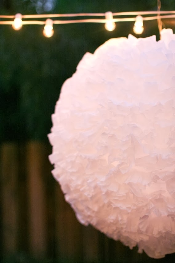 Carolina Charm DIY Paper Lanterns & A Garden Engagement Party