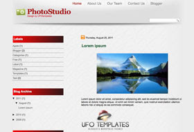 PhotoStudio Blogger Template
