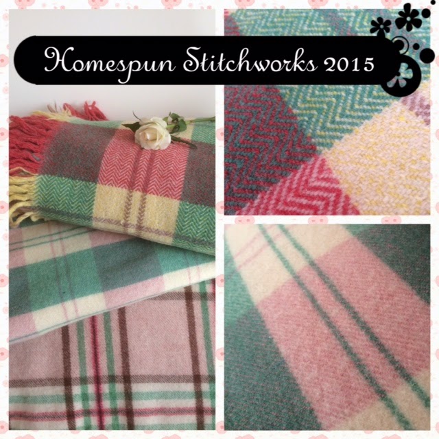 Homespun Stitchworks..... For the love of vintage Welsh Blankets.. my new adore!
