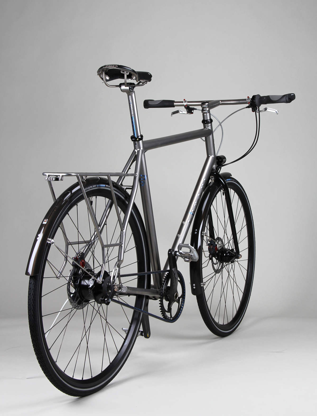 The Monkey Lab RohloffEquipped, Belt Driven Firefly Custom Titanium