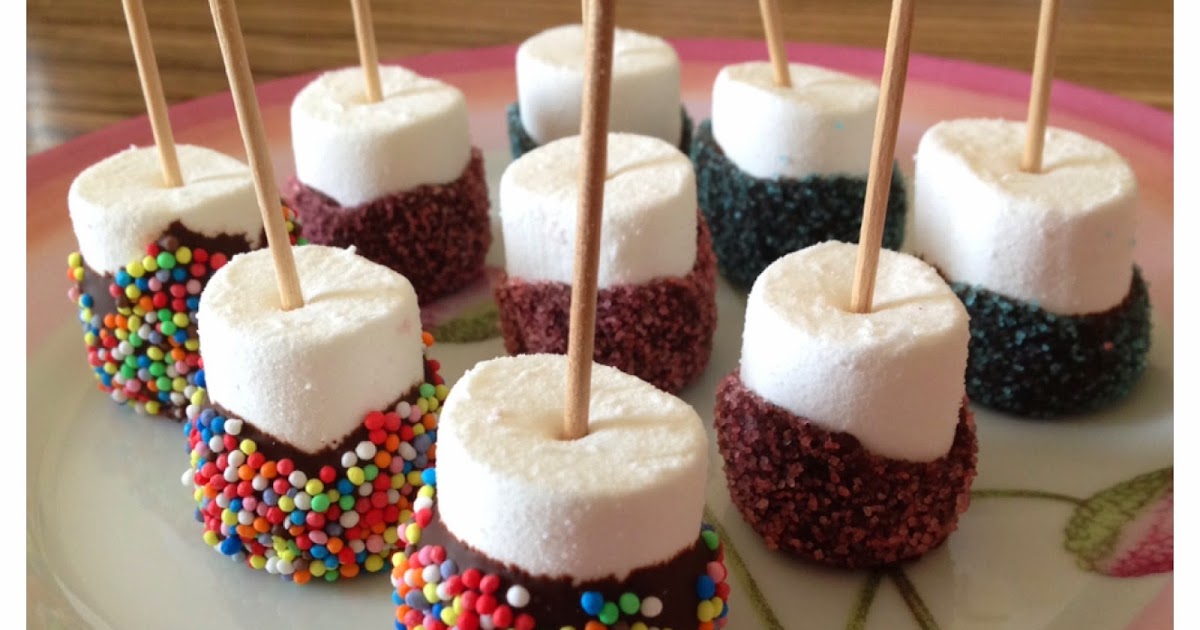 denenmis lezzetler, lezzetlitariflerle Çikolata süslü marshmallow'lar