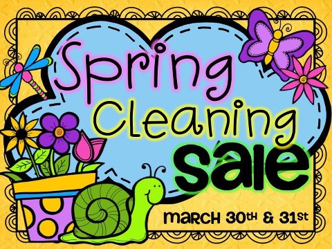 spring sale sign