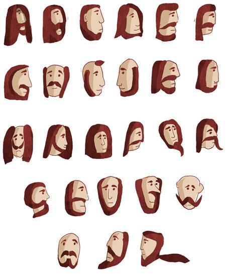 Alphabet of Beard