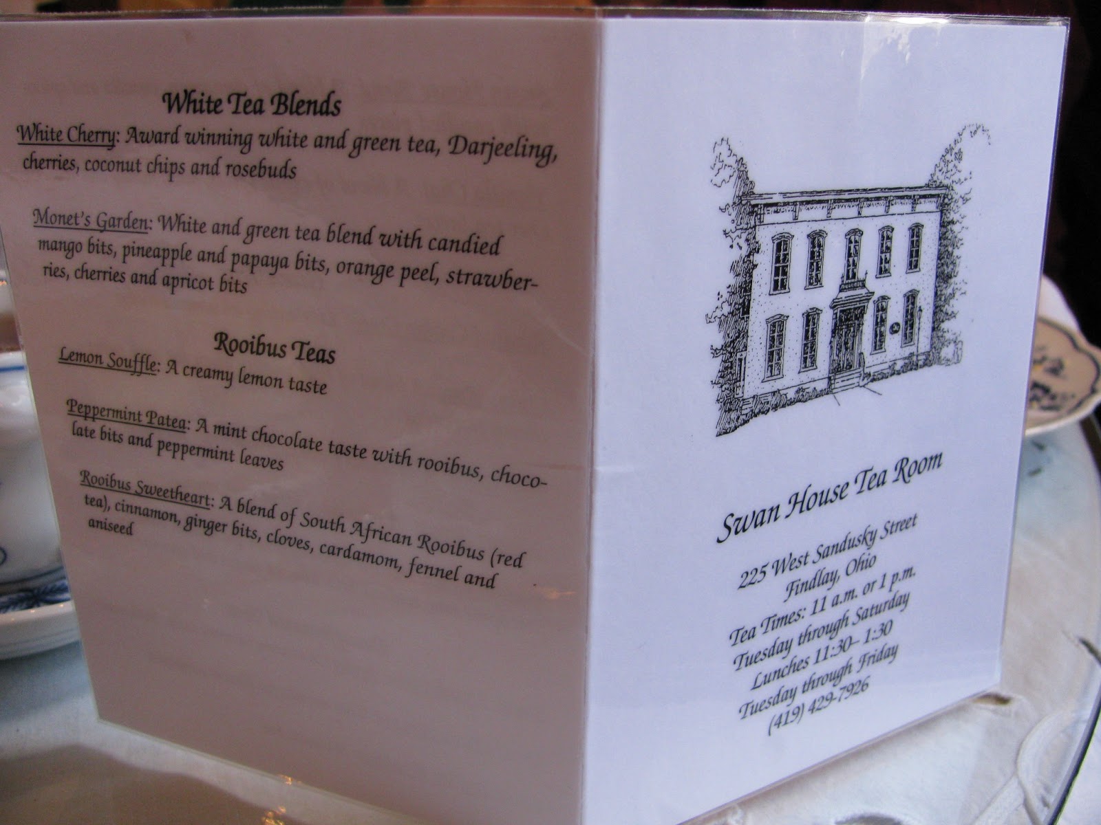 The Traveling Teapot Swan House Findlay Ohio