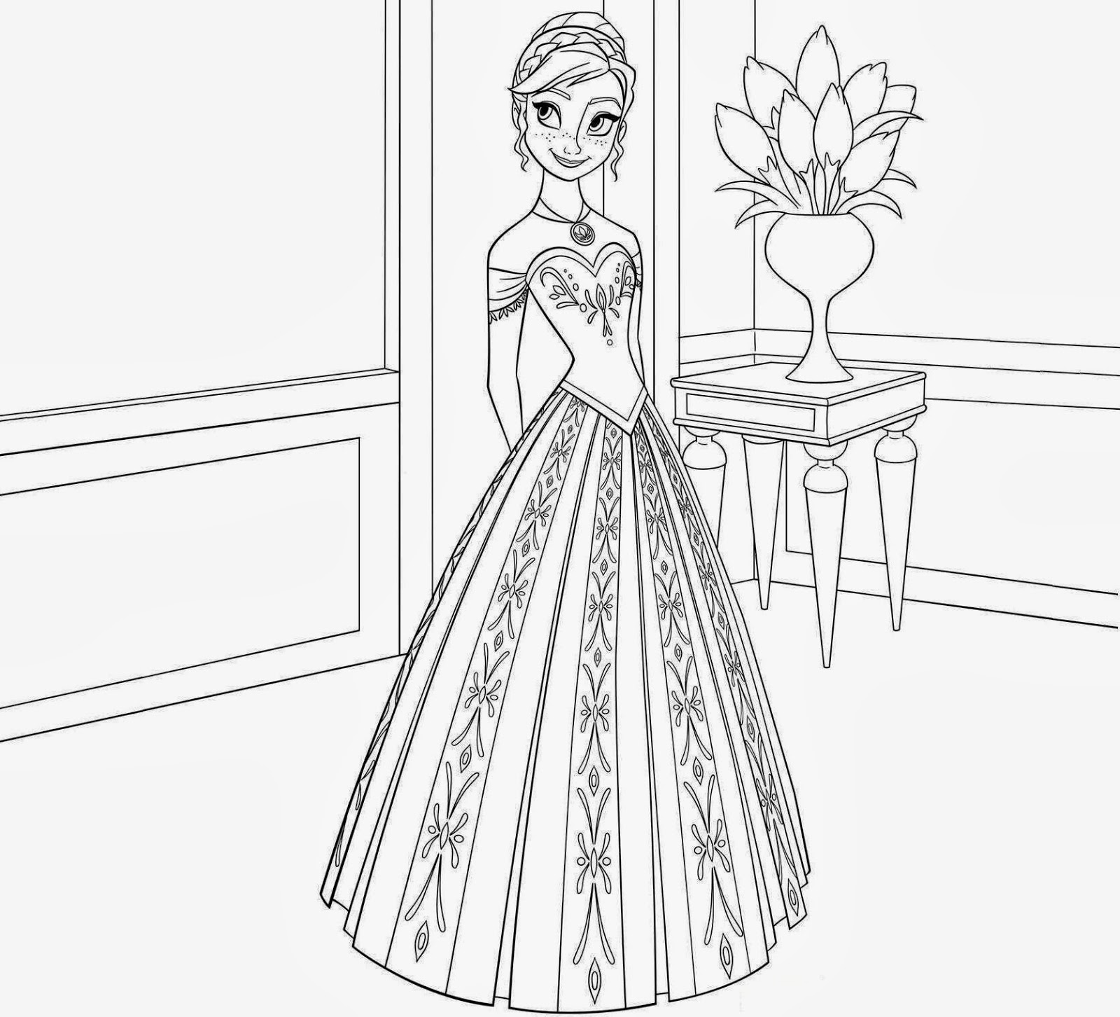 The 50 Frozen Coloring Drawing Free wallpaper