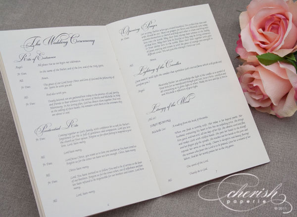 Wedding Programs Ideas and Information 
