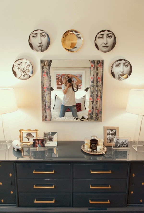 Fornasetti Plates Mimosa Lane