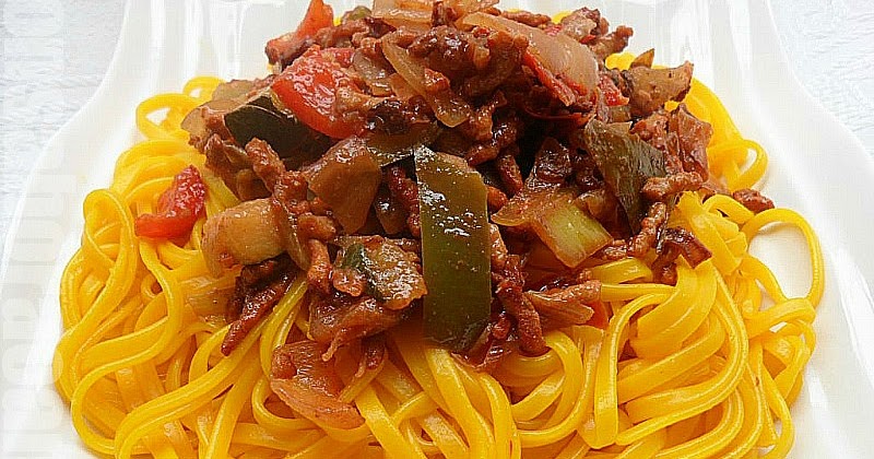 Con sabor a canela: Tallarines con carne especiada y verduras