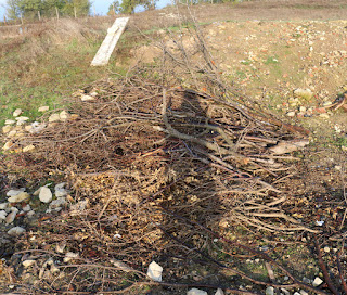 Pile of wood getting smaller Pile of wood getting smaller
