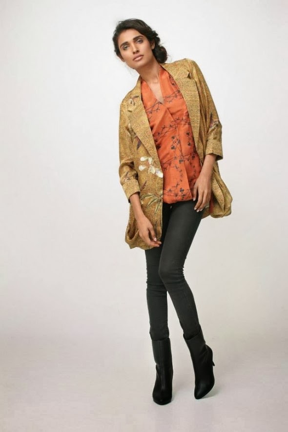 Nida Azwer New Beautiful Winter Jackets 2014 For Women Nida Azwer New Beautiful Winter Jackets 2014 For Women