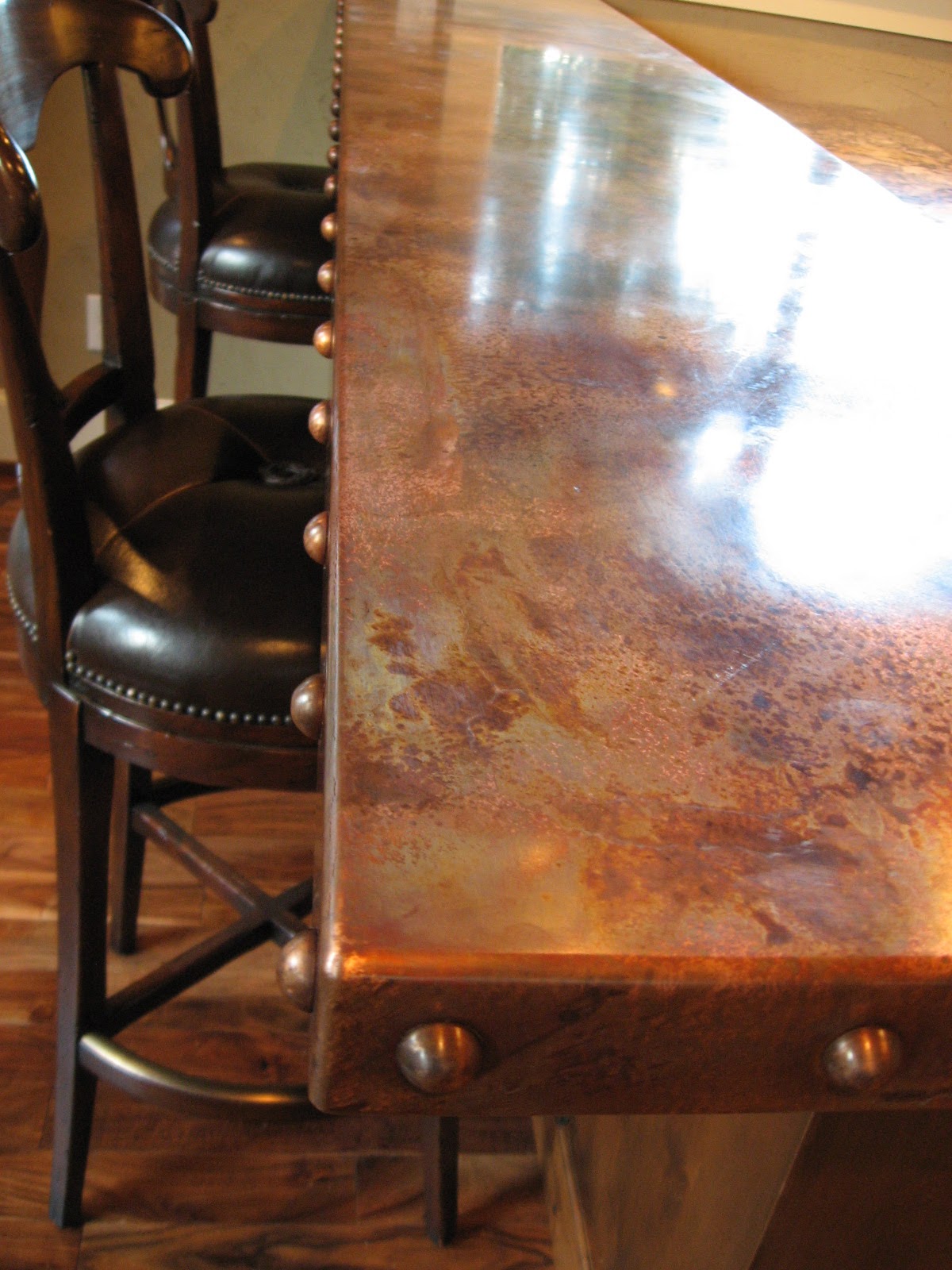 HEAVY METAL WORKS Copper Bar Counter Top