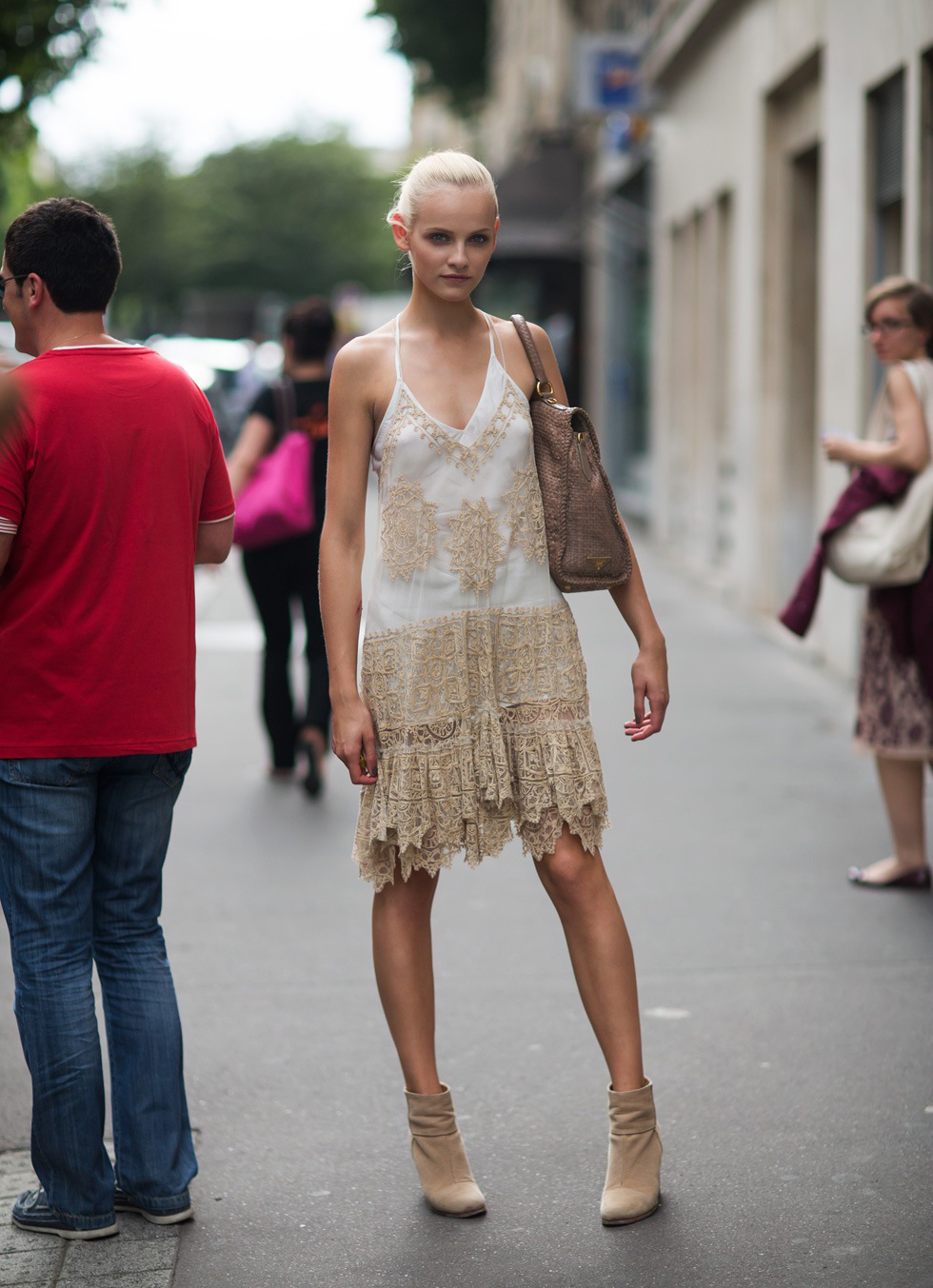 Model Street Style: Ginta Lapina's Relaxed Boho Look - The Front Row View