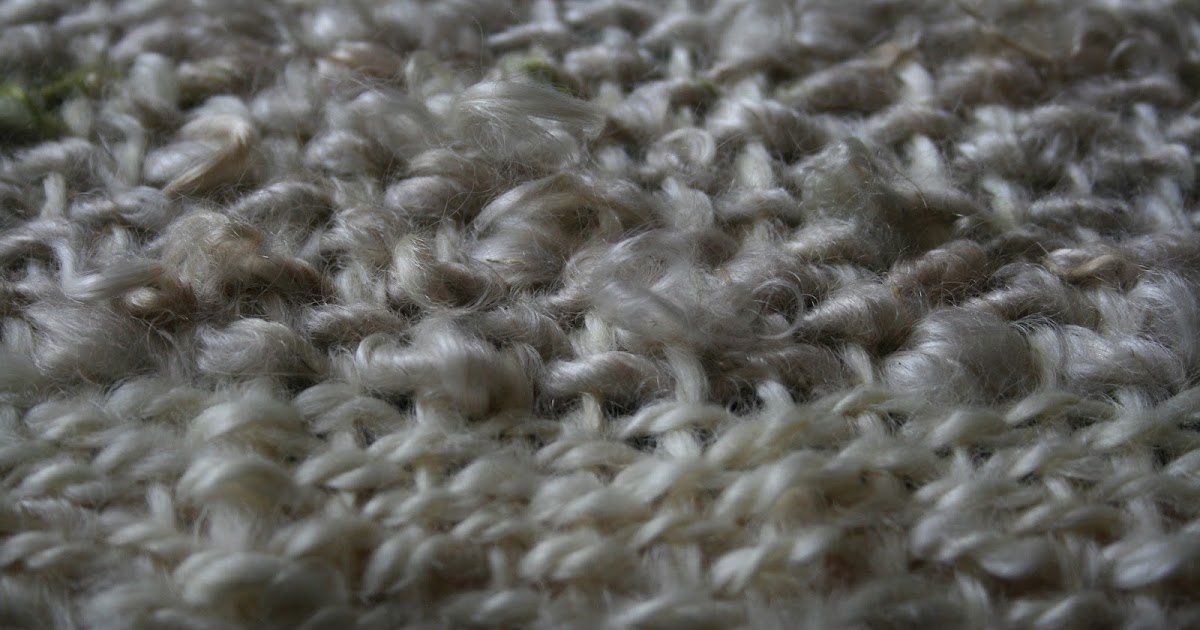 A Yarn Maker's Journey Weaving Mohair Halfway Through A Rug