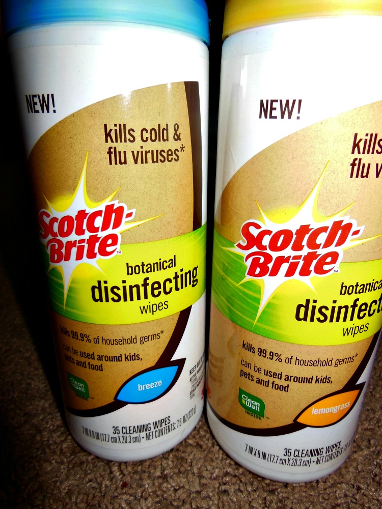 3M ScotchBrite Botanical Disinfecting Wipes Toy Cleaning Challenge